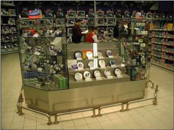 Торговые витрины ЛДСП